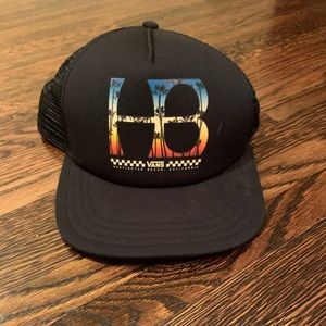 Huntington Beach Vans trucker hat